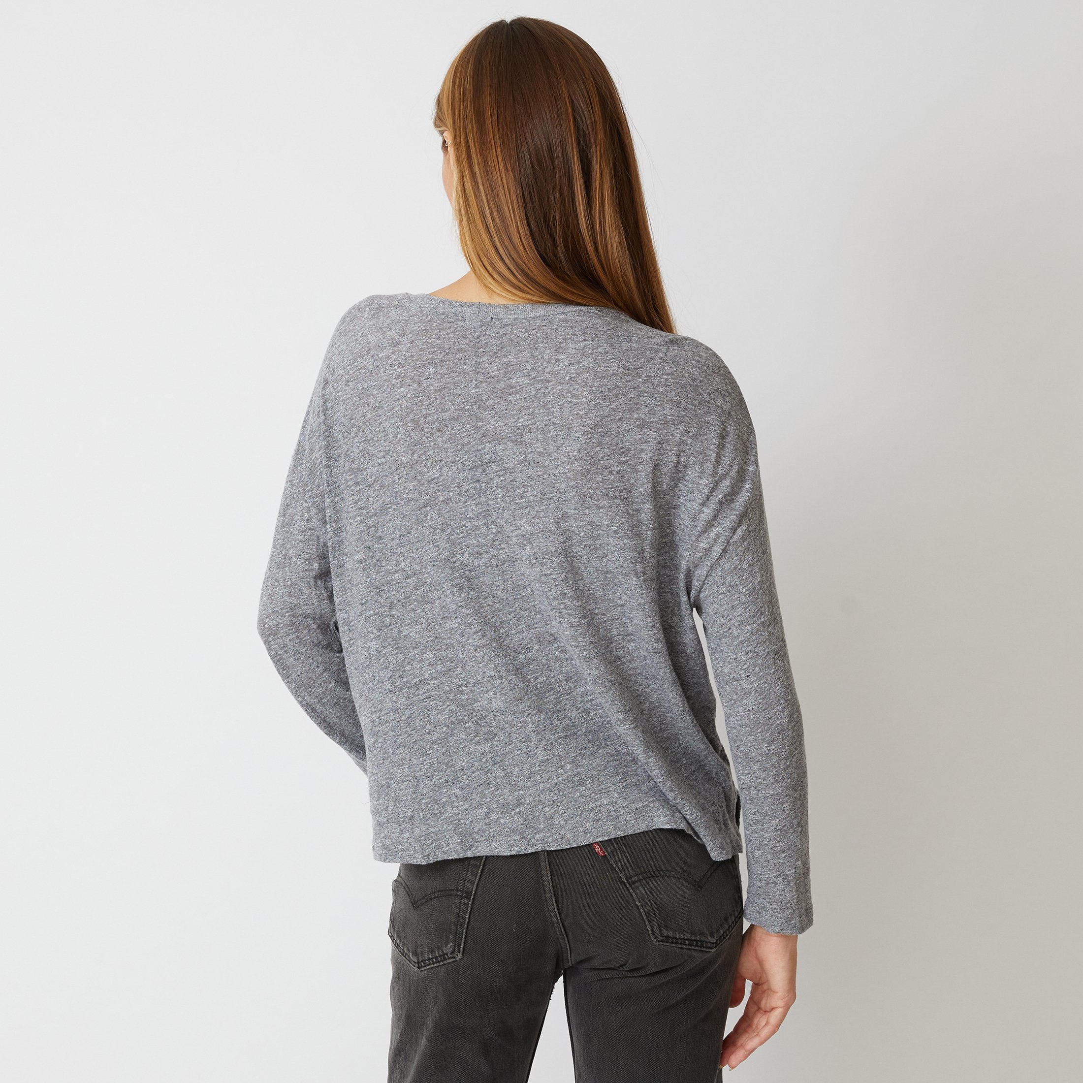 Textured Tri-Blend Slouchy Top (4827442577510)