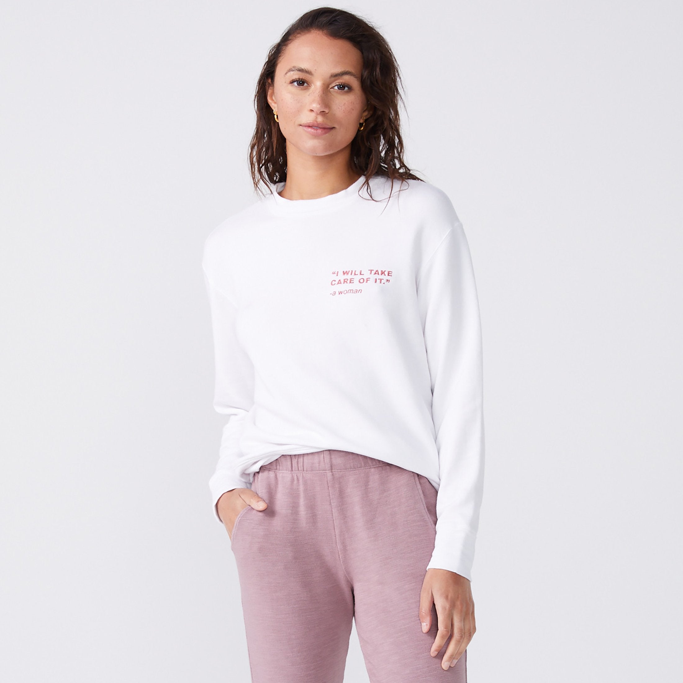 Women's Day Boyfriend Sweatshirt (6539015061686)