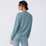 Supersoft Mock Neck Seamed Sweatshirt (6194333647030)