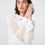 Open Knit Sweater (4582321356902)