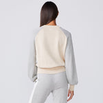 Color Block Mock Neck Sweatshirt (6101743927478)