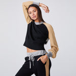 Color Block Mock Neck Sweatshirt (4922460176486)