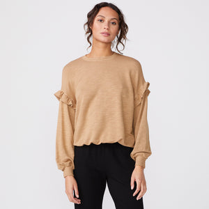 Supersoft Ruffle Sweatshirt (6194333450422)