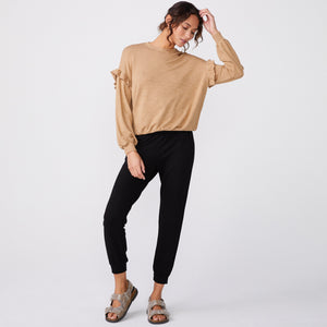 Supersoft Ruffle Sweatshirt (6194333450422)