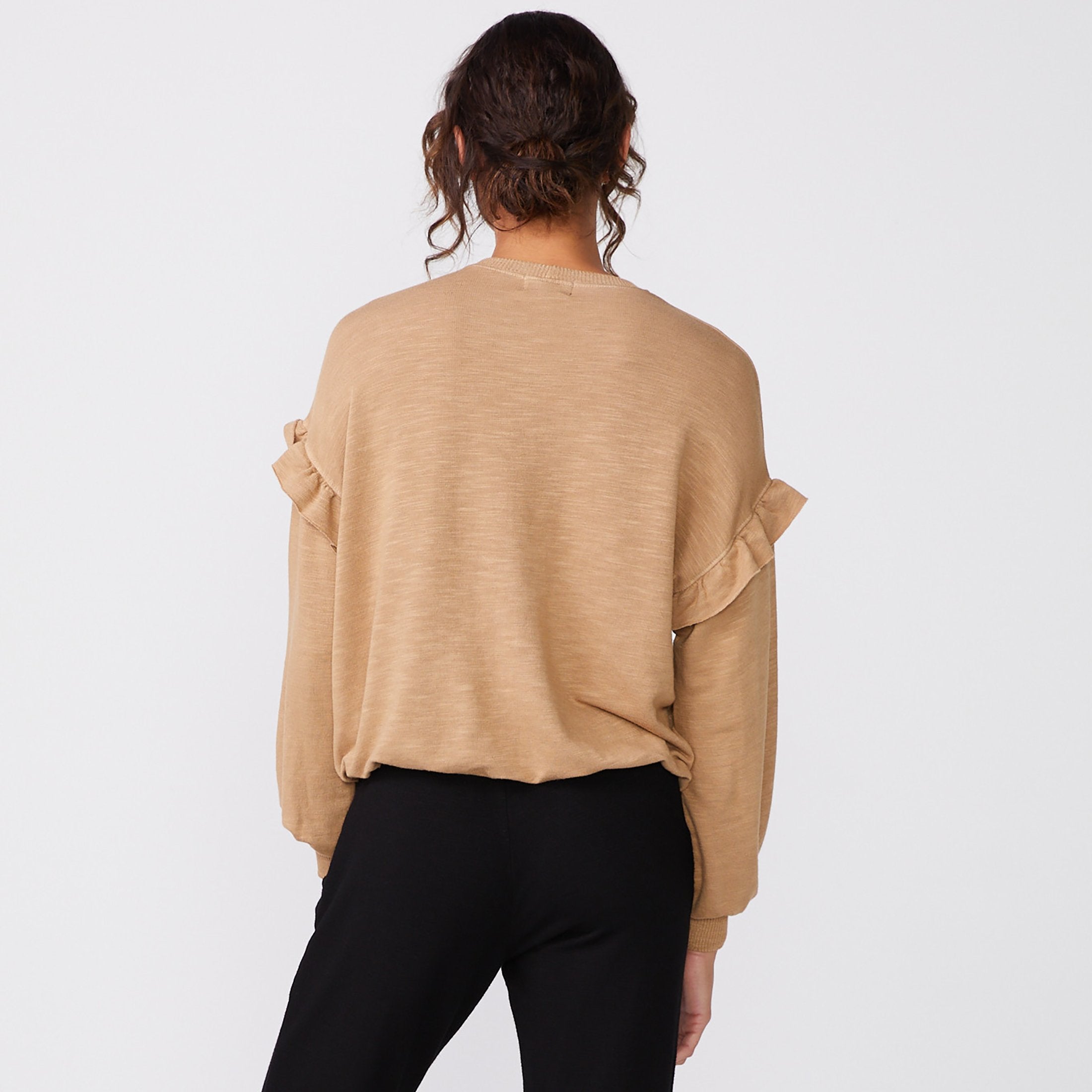 Supersoft Ruffle Sweatshirt (6194333450422)