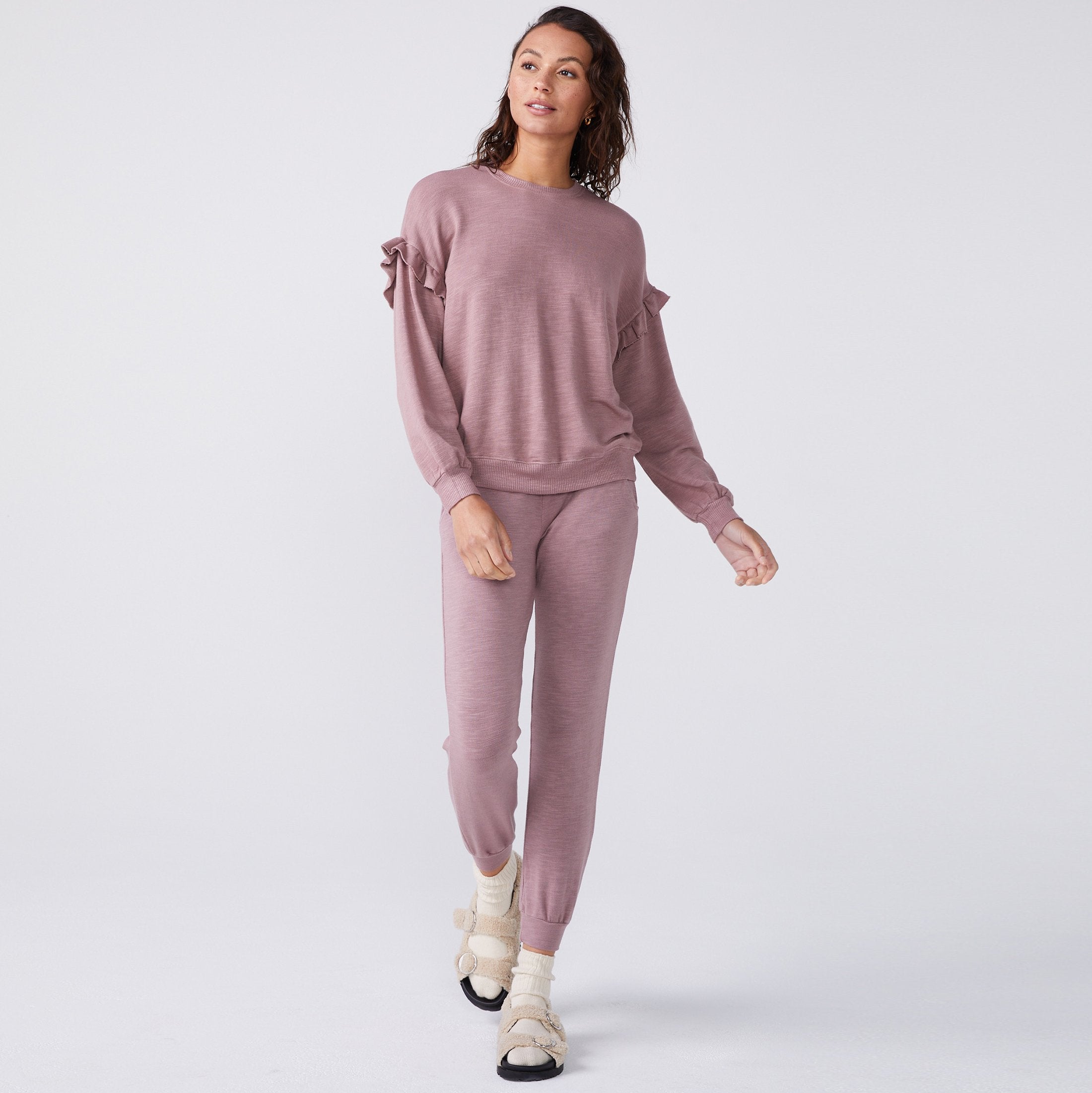 Supersoft Ruffle Sweatshirt (6198723444918)