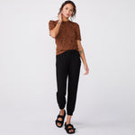 Mini Leopard Puff Sleeve Top (6181213077686)