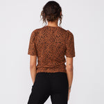 Mini Leopard Puff Sleeve Top (6181213077686)