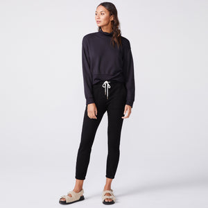 Mock Neck Slouchy Sweatshirt (6147256910006)