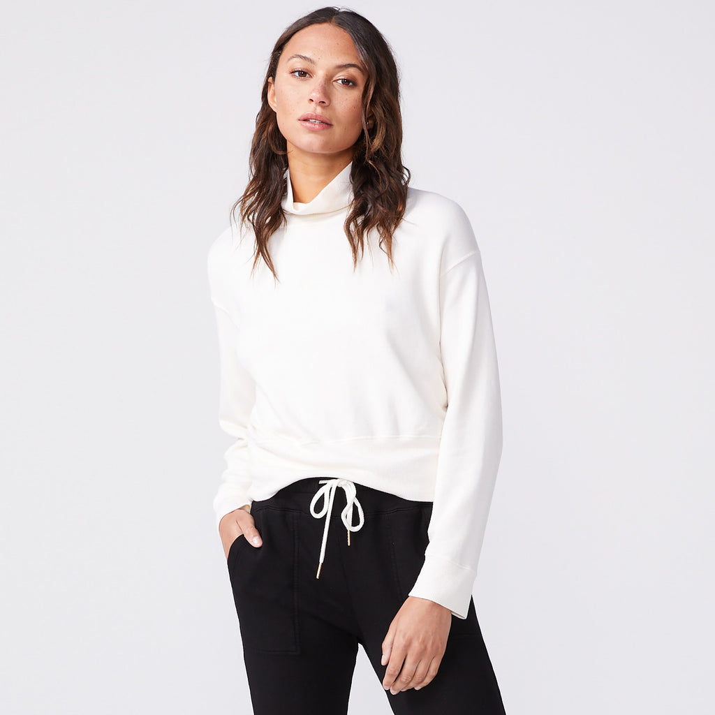 Mock Neck Slouchy Sweatshirt (6147256811702)