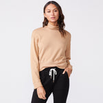 Mock Neck Slouchy Sweatshirt (6147256877238)