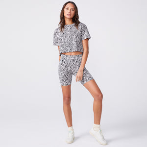 Mini Leopard Cropped Ex-Boyfriend Crew (6089287696566)