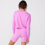 Cropped Long Sleeve Ex-Boyfriend Pocket Crew (6147255206070)