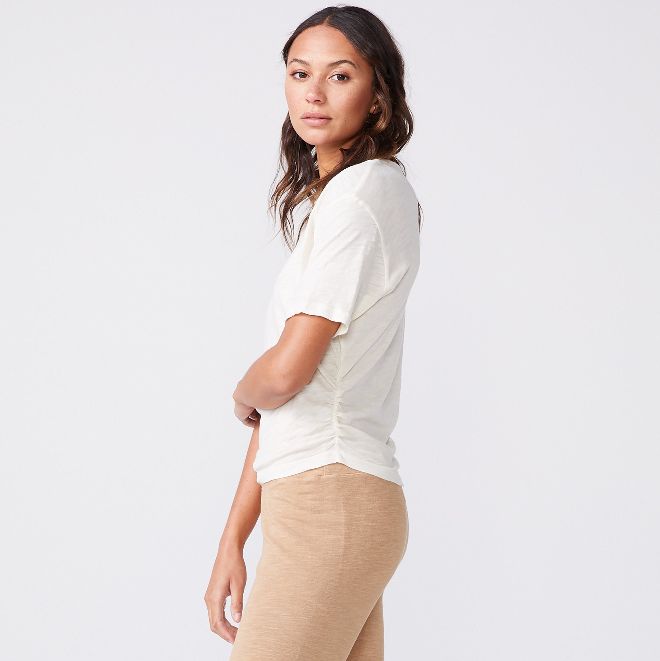 Shirred Waist Tee (6147255107766)