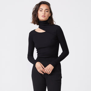 Neck Slit Bodysuit (6583333847222)