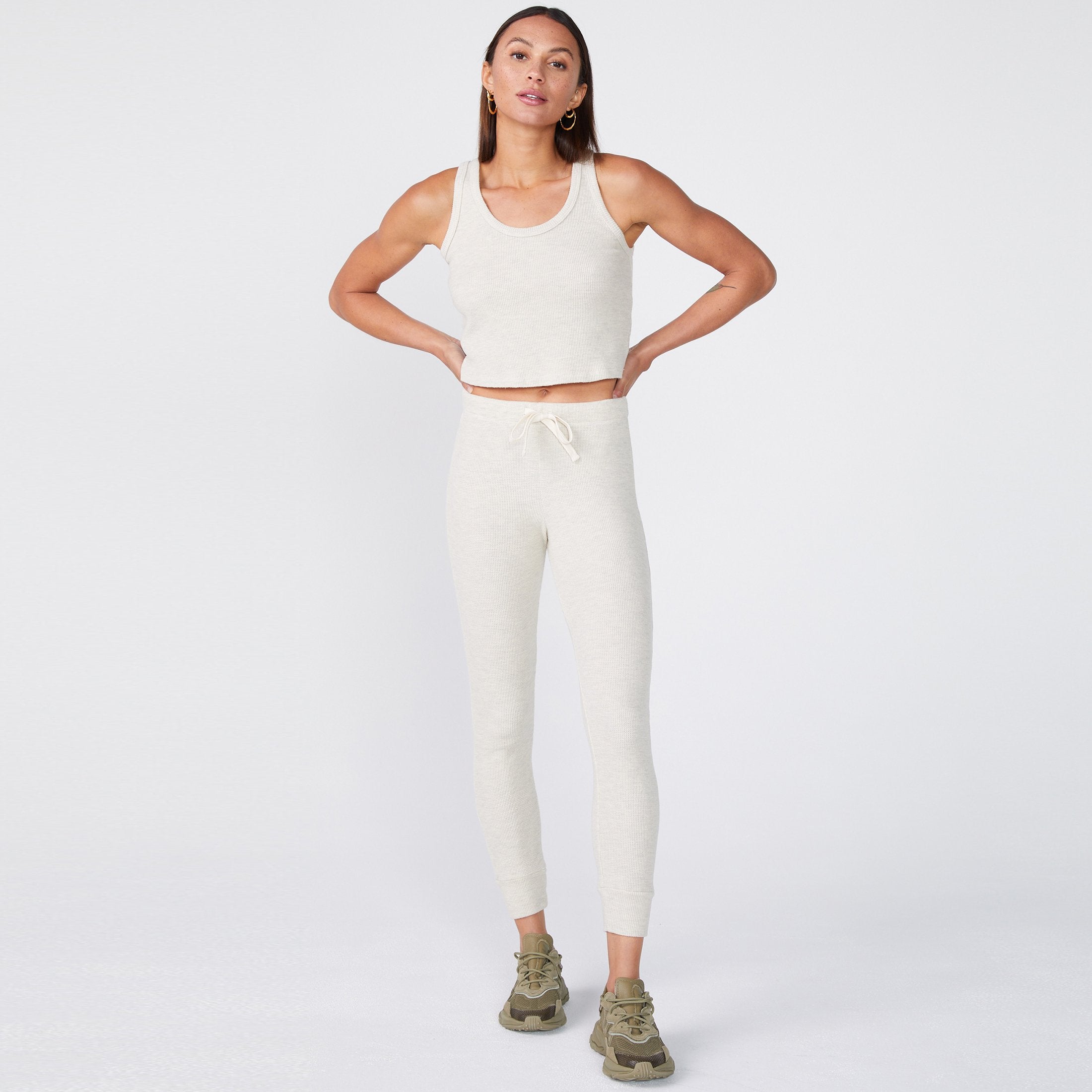 Brushed Thermal Cropped Scoop Tank (6551222550710)