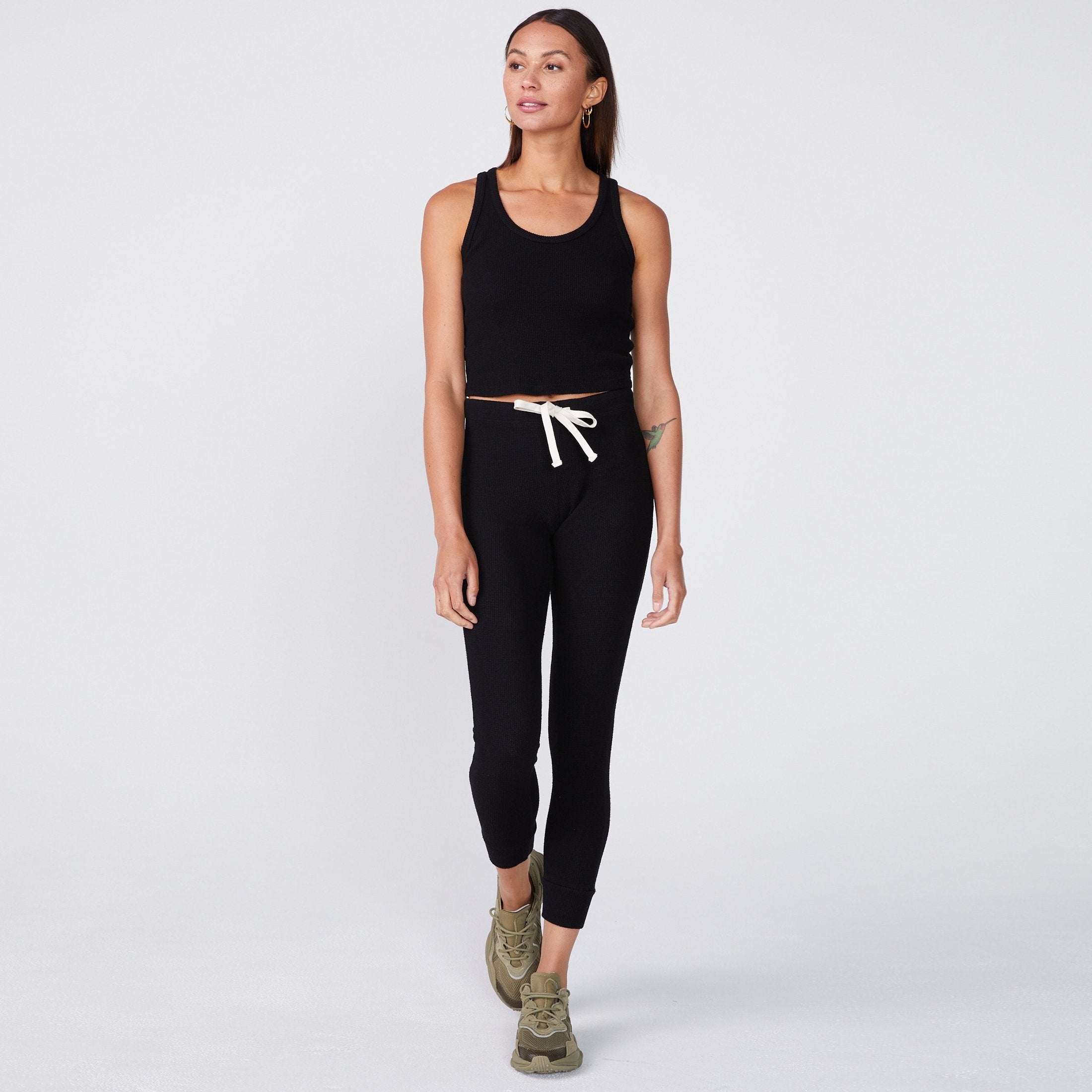 Brushed Thermal Cropped Scoop Tank (6551222583478)