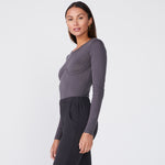 Bustier Long Sleeve Top (6551222845622)