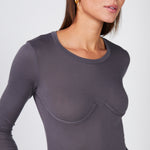 Bustier Long Sleeve Top (6551222845622)