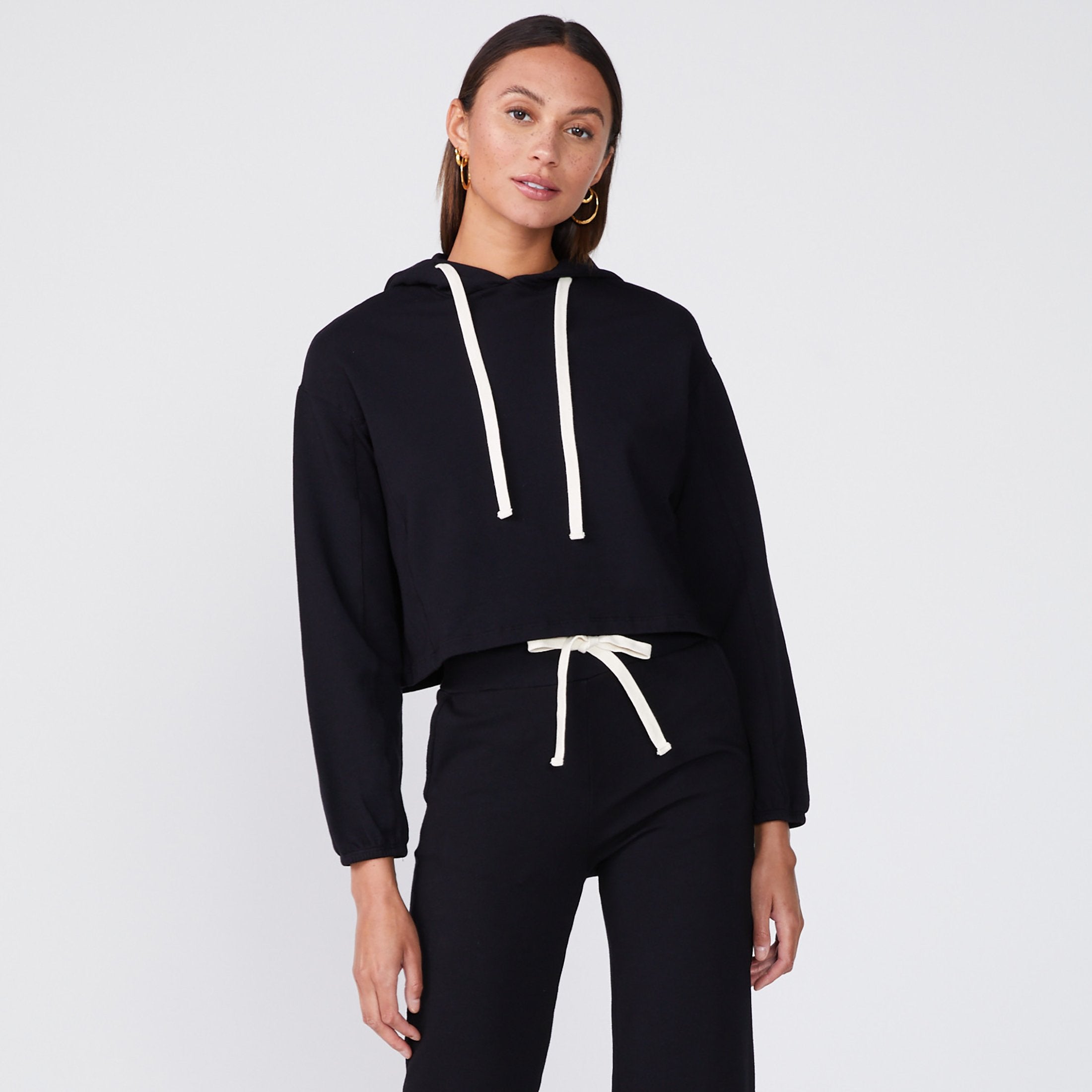 Cropped Pullover Hoody (6551223107766)