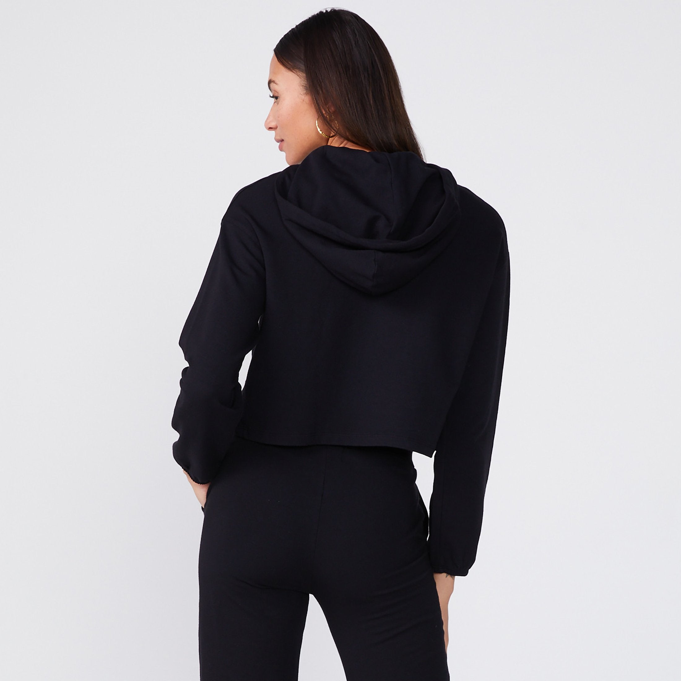 Cropped Pullover Hoody (6551223107766)