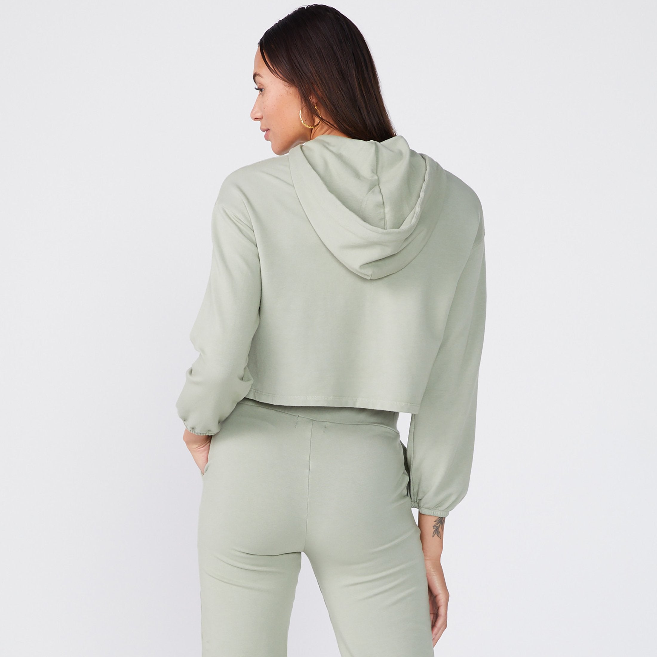 Cropped Pullover Hoody (6551223173302)