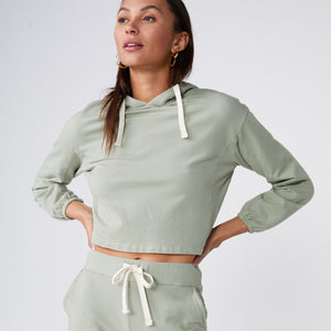 Cropped Pullover Hoody (6551223173302)