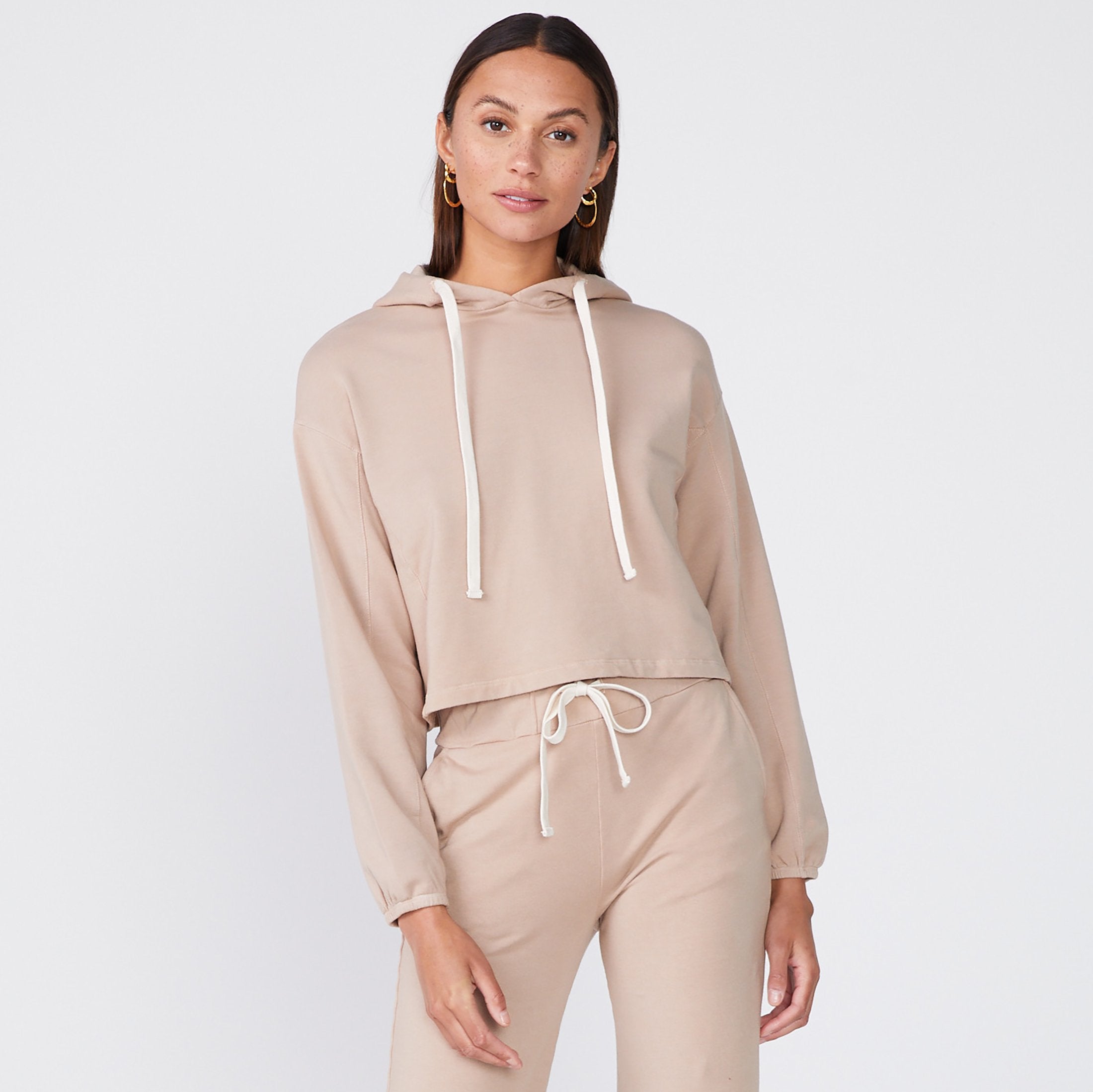 Cropped Pullover Hoody (6551223206070)