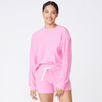 Fuzzy Fleece Rib Sweatshirt (6643419611318)