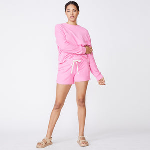 Fuzzy Fleece Rib Sweatshirt (6643419611318)