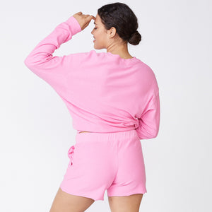 Fuzzy Fleece Rib Sweatshirt (6643419611318)