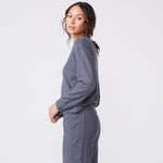 Fuzzy Fleece Rib Sweatshirt (6643419644086)
