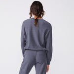 Fuzzy Fleece Rib Sweatshirt (6643419644086)