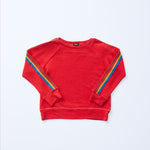 Kids Supersoft Rainbow Stripe Raglan (1597309648998)