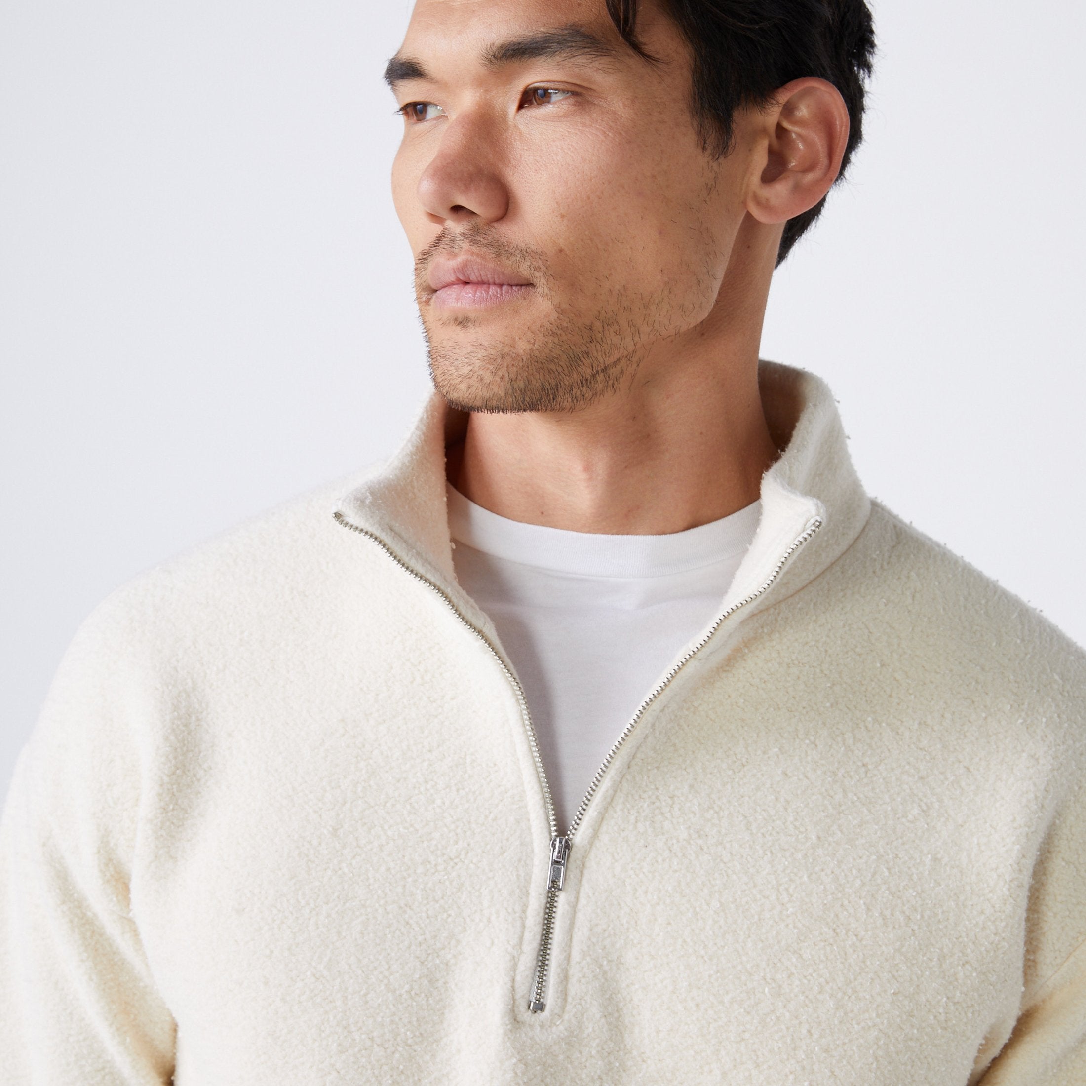 Shearling Half Zip (6244318806198)