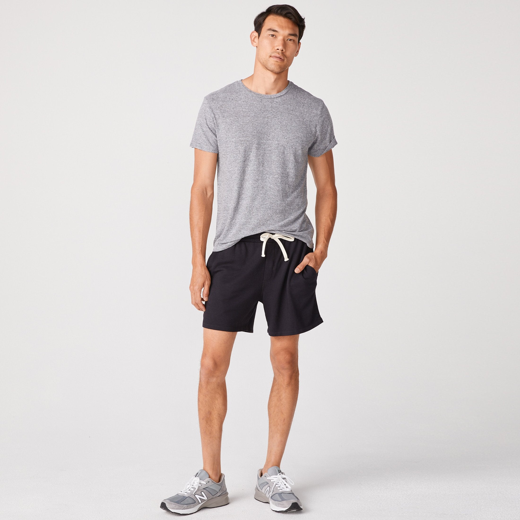 Textured Tri-Blend Relaxed Crew (1666493808742)