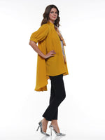 HILO HALF SLEEVED BLOUSE COMES WITH MATCHING SCARF