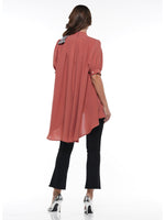 HILO HALF SLEEVED BLOUSE COMES WITH MATCHING SCARF