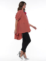 HILO HALF SLEEVED BLOUSE COMES WITH MATCHING SCARF